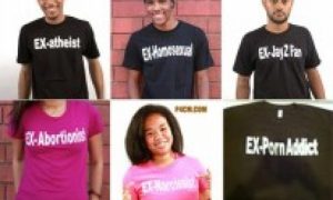 Ministério americano vende camisetas com inscrições como ex-homossexual