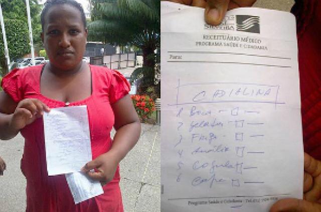 Médico receita uso de cadeados para mulher conseguir emagrecer