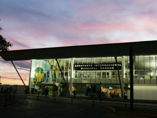 Aeroporto Marechal Rondon: faltando 5 meses para a Copa e com as obras ainda em 40% do total, aeropo