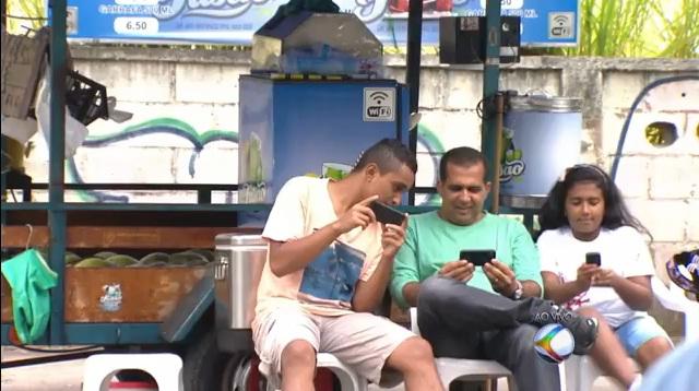 Barraca de caldo de cana oferece Wi-Fi grátis em Juiz de Fora