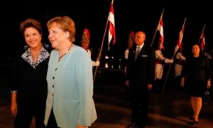 Dilma e Merkel discutem segurança eletrônica em encontro no Alvorada