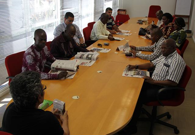 Metodistas da Angola e Moçambique visitam a Sede Nacional da Igreja Metodista
