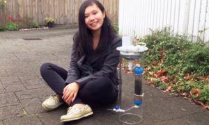 Menina de 17 anos inventa dispositivo que gera eletricidade e purifica água com energia do Sol