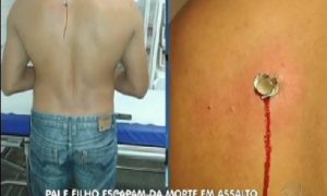 Pai e filho escapam da morte por milagre durante assalto em rodovia