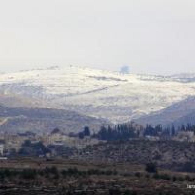 Neve em Jerusalém