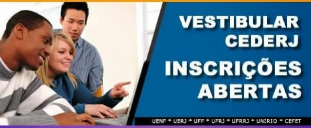 Vestibular Cederj abre inscrições para 7.749 vagas