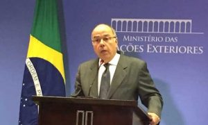 Ministro das Relações Exteriores, Mauro Vieira, em entrevista no Palácio do Itamaraty Ministro das Relações Exteriores, Mauro Vieira, em entrevista no Palácio do Itamaraty
