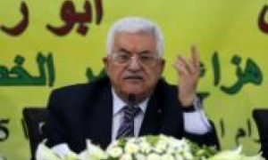 O presidente palestino Mahmud Abbas, em Ramallah, no dia 16 de junho de 2015