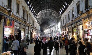 Outra Síria vive no centro comercial de Damasco