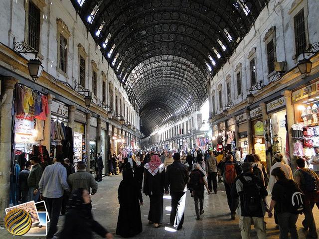 Outra Síria vive no centro comercial de Damasco