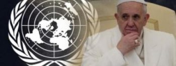 Papa Francisco diz que é necessário um líder mundial para salvar a humanidade