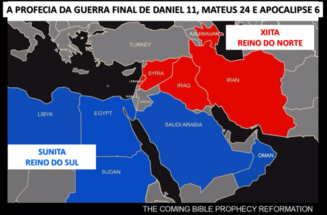 Quem são os reinos do norte e do sul na guerra de Daniel 11?