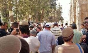 Grande tumulto no monte do templo em Jerusalém neste domingo