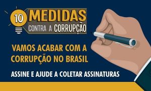 Apoie as 10 medidas