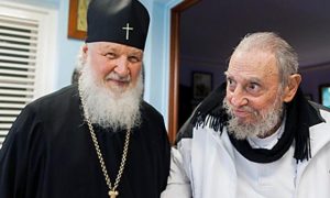 Fidel Castro se reúne com patriarca da Igreja Ortodoxa russa