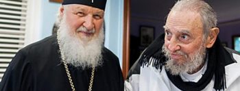 Fidel Castro se reúne com patriarca da Igreja Ortodoxa russa