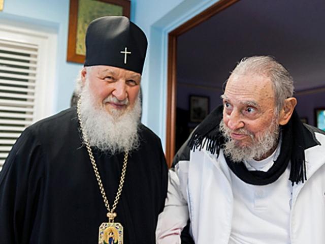 Fidel Castro se reúne com patriarca da Igreja Ortodoxa russa