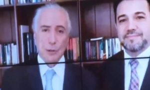 Em vídeo ao lado de Feliciano, Temer diz que pastor é um ‘velho amigo’