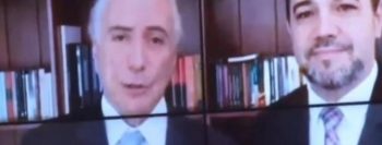 Em vídeo ao lado de Feliciano, Temer diz que pastor é um ‘velho amigo’