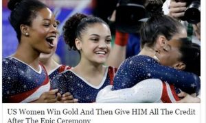 US Women Win Gold And Then Give HIM All The Credit After The Epic Ceremony