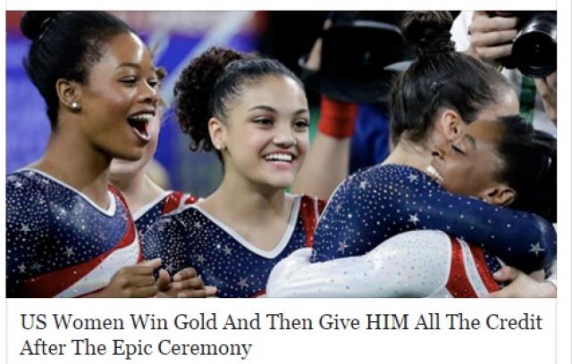 US Women Win Gold And Then Give HIM All The Credit After The Epic Ceremony