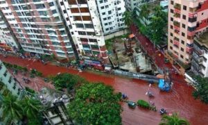 Rio de sangue invade ruas e muçulmanos falam sobre fim do mundo Rio de sangue invade ruas e muçulmanos falam sobre fim do mundo
