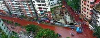 Rio de sangue invade ruas e muçulmanos falam sobre fim do mundo