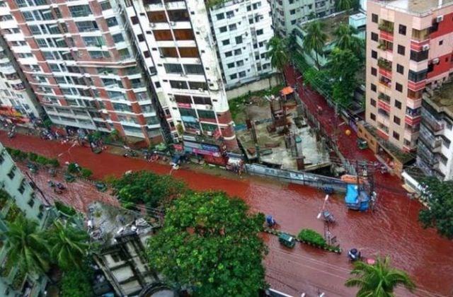 Rio de sangue invade ruas e muçulmanos falam sobre fim do mundo