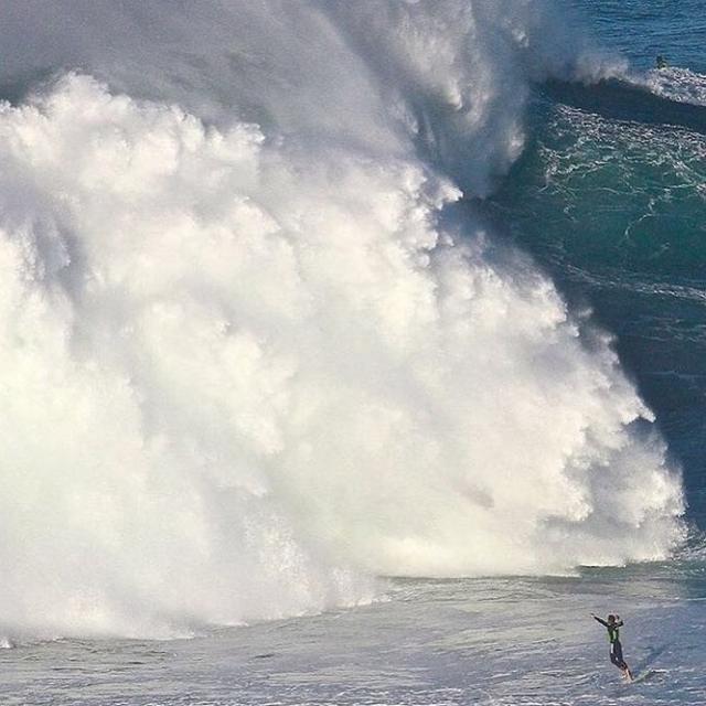 Surfista brasileiro passa sufoco em Nazaré: ‘Graças a Deus estou vivo’