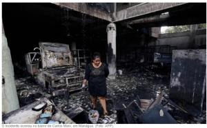 Família cristã é queimada viva dentro de casa por policiais, na Nicarágua