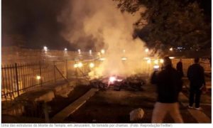 Monte do Templo em Jerusalém foi incendiado ao mesmo tempo que Notre-Dame