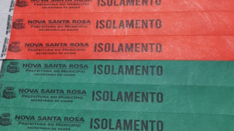 Cidade paulista obriga moradores com Covid a usarem pulseiras de identificação