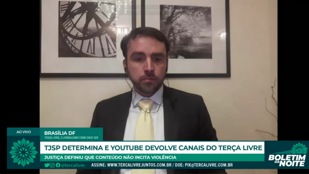 ‘Um clarão para sinalizar que ainda existe justiça no Brasil’, diz advogado sobre volta do canal TL no YouTube