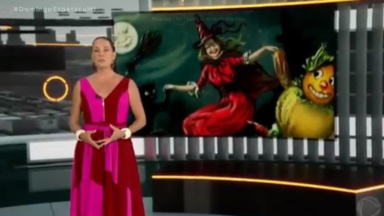 Apresentadora da Record é atacada após matéria sobre origens pagãs do Halloween