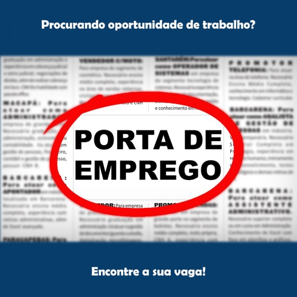 PORTA DE EMPREGO: VAGAS EM FAST FOOD PARA CANDIDATOS SEM EXPERIÊNCIA