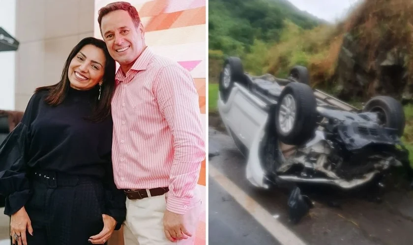 Eyshila e marido sobrevivem a grave acidente de carro: “Grande foi o livramento”