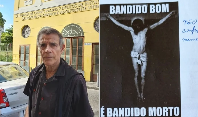 Ator denuncia prova com meme de Jesus e a frase: “Bandido bom, é bandido morto”