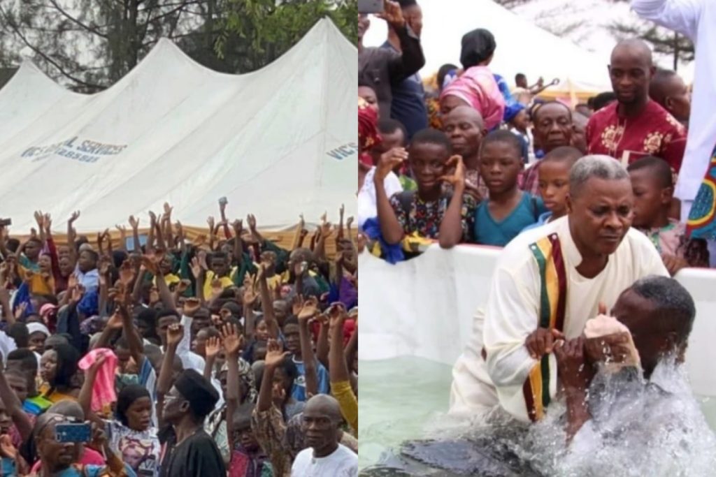 Na Nigéria, 10 mil aceitam Jesus e são batizados após evangelismo